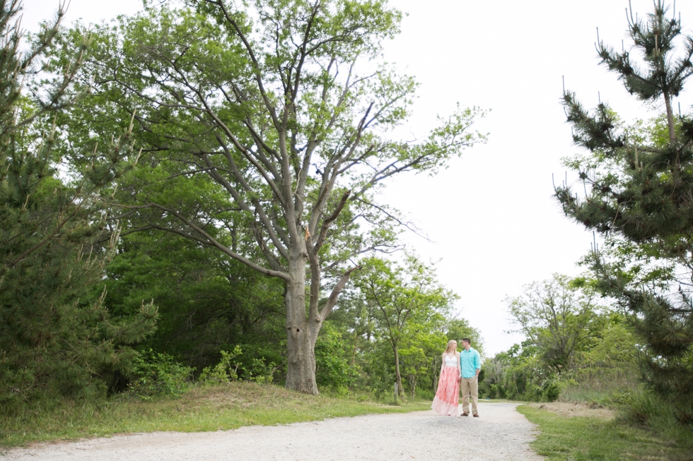 Terrapin Park Eastern Shore Beach Engagement Photographs