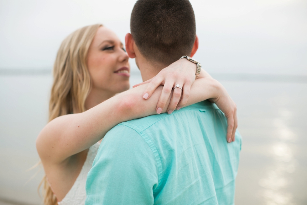 Terrapin Park Eastern Shore Beach Engagement Photographs