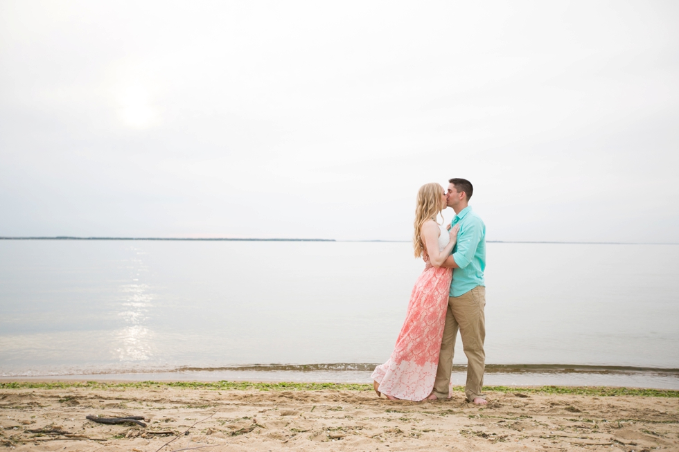 Terrapin Park Eastern Shore Beach Engagement Photographs