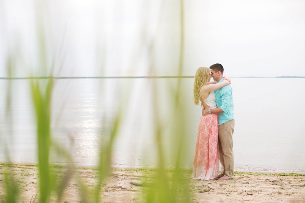 Terrapin Park Eastern Shore Beach Engagement Photographs