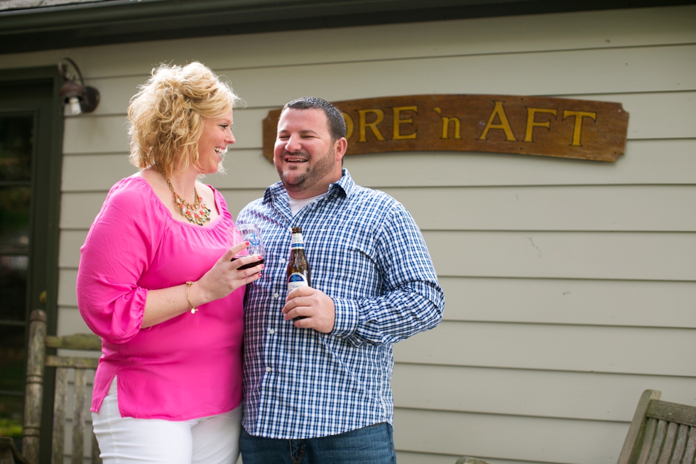 St. Michael's Engagement Photographer - Destination Engagement on a boat