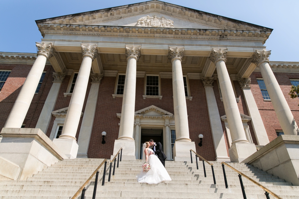 St Johns College Annapolis wedding photos - Center city wedding photographer