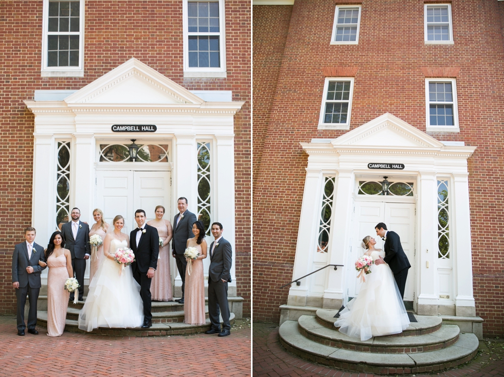 St Johns College Campbell Hall wedding photos - Philadelphia wedding photographers