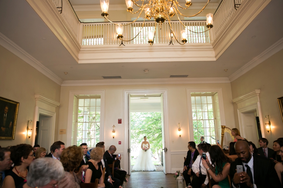 St Johns College McDowell Hall ceremony - Philadelphia wedding photographers