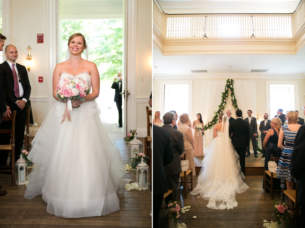 St Johns College McDowell Hall ceremony - Philadelphia wedding photographers