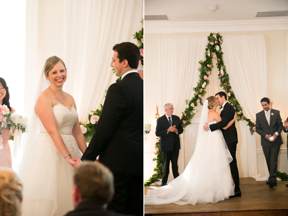 St Johns College McDowell Hall ceremony - Philadelphia wedding photographers