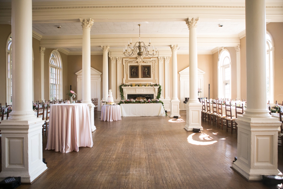 Annapolis MD St Johns College Randall Hall Wedding Reception Details