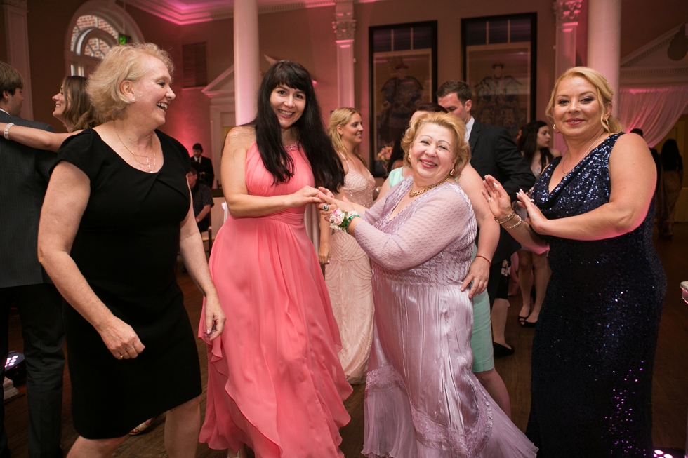 St Johns College Randall Hall Wedding Reception Pink Uplighting