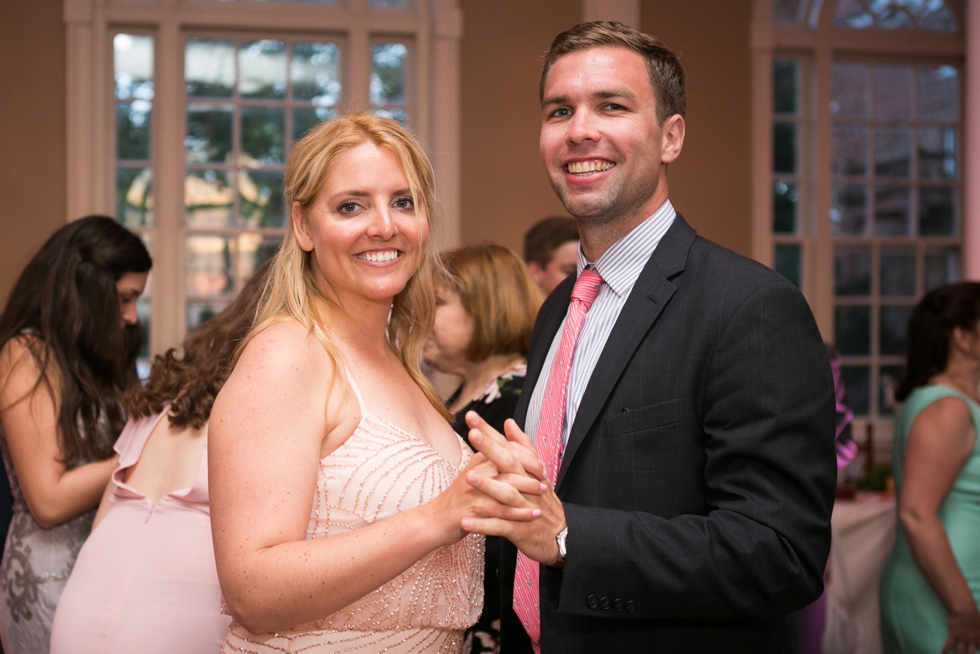 St Johns College Randall Hall Wedding Reception Pink Uplighting