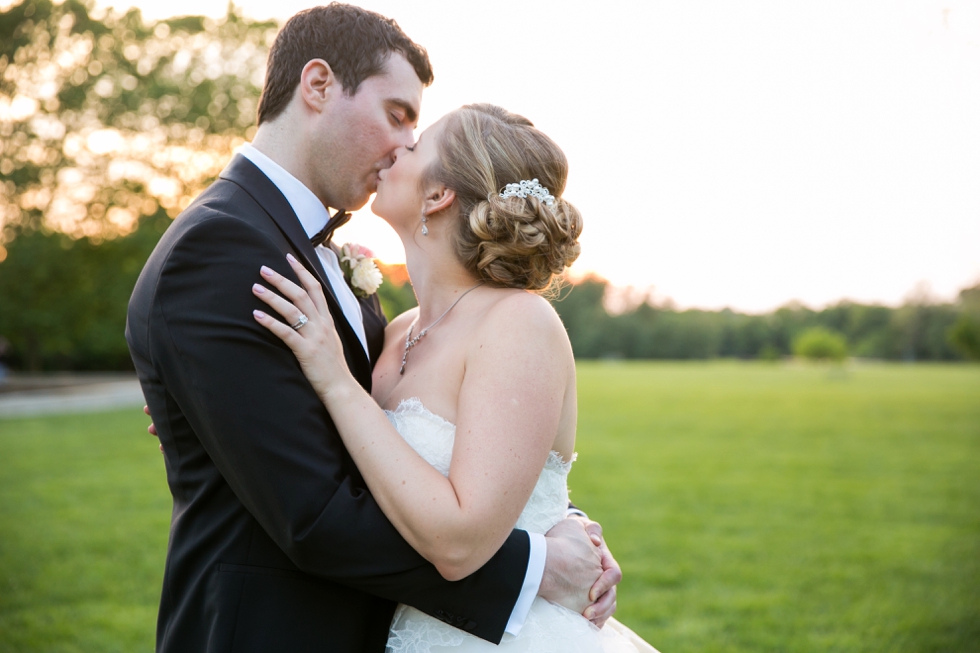 St Johns College Randall Hall sunset wedding pictures