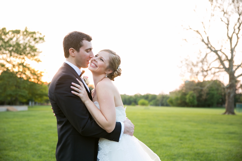 St Johns College Randall Hall sunset wedding pictures