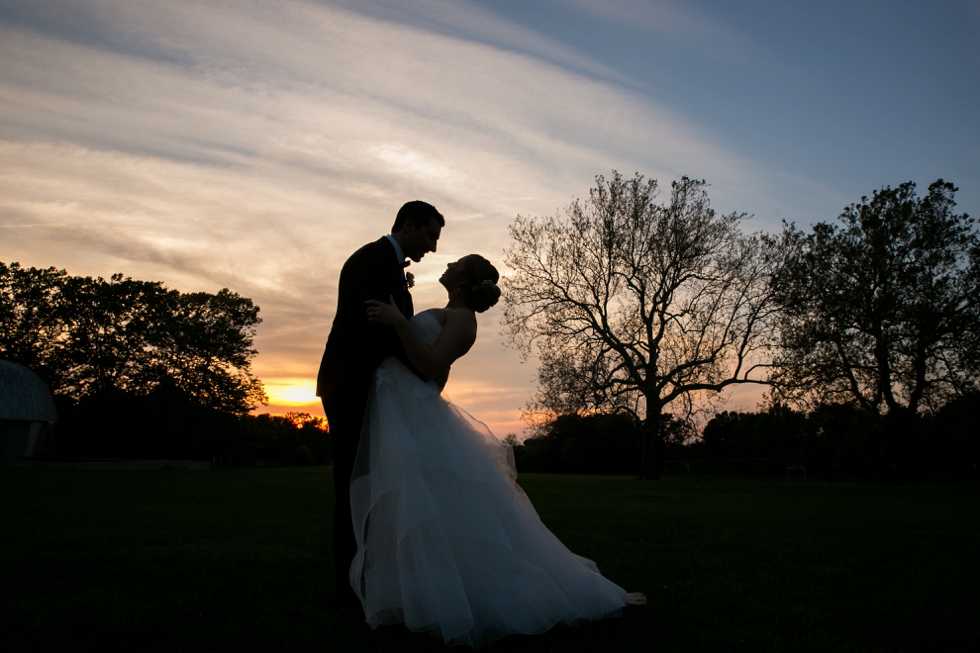 St Johns College Randall Hall sunset wedding pictures