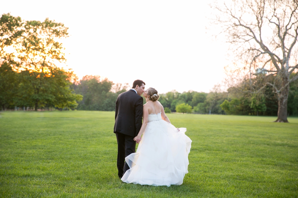 St Johns College Randall Hall sunset wedding pictures