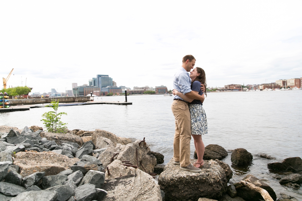 Locust Point Engagement photos - Philadelphia engagement photographer