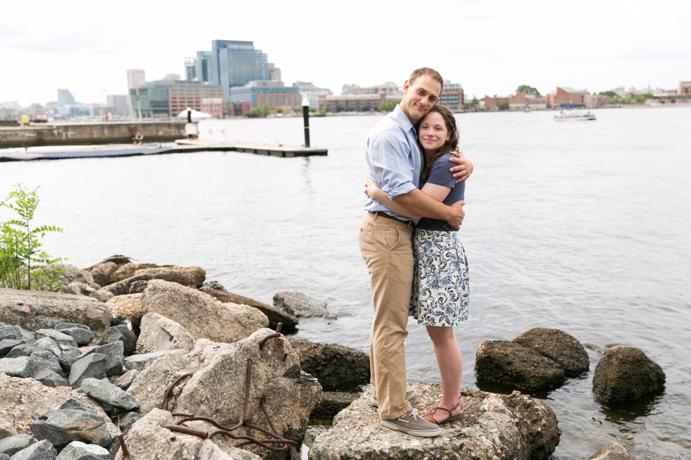 Locust Point Engagement photos - Philadelphia engagement photographer