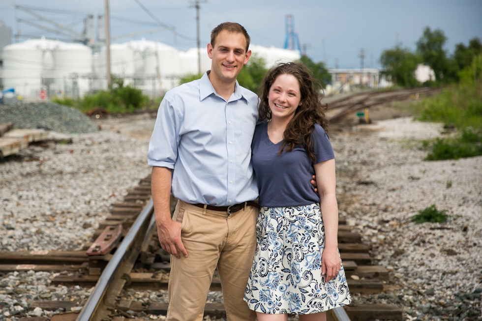 Train Engagement photos - Philadelphia engagement photographer