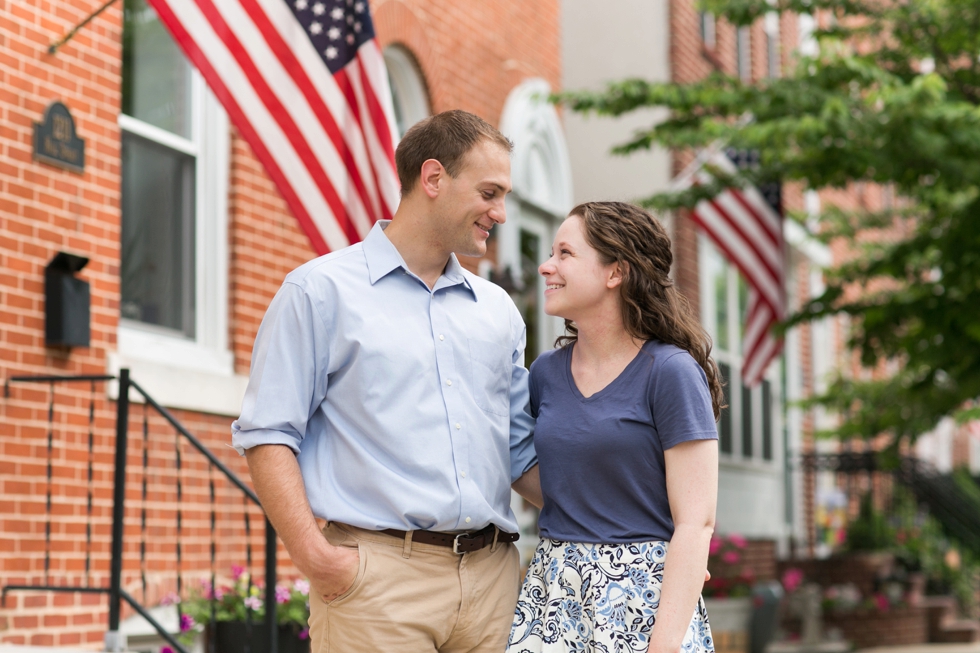 Locust Point Engagement photos - Philadelphia engagement photographer