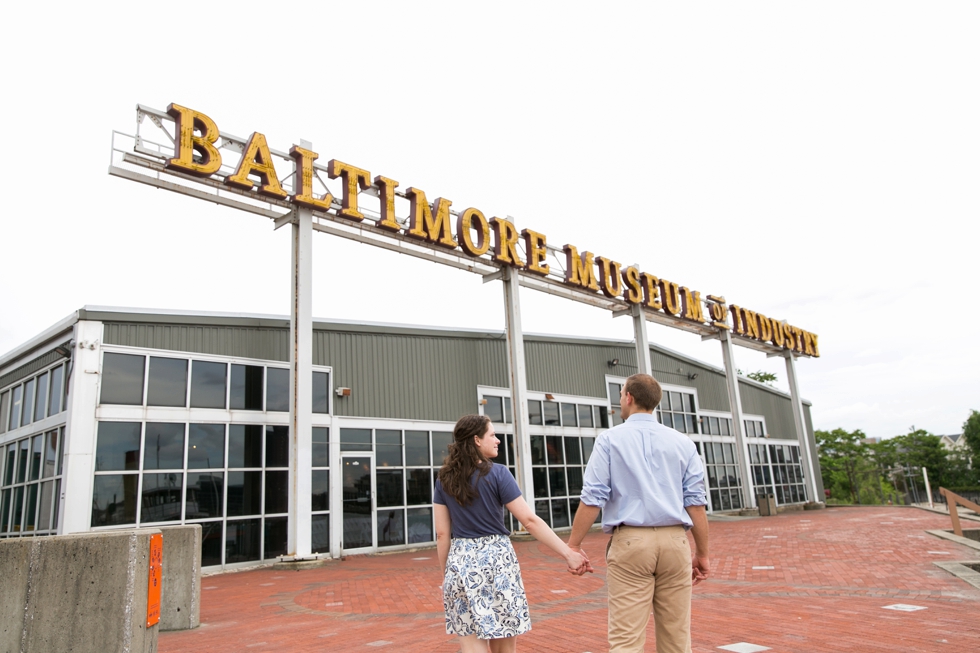 Baltimore Museum of Industry Engagement photos - Baltimore engagement photographer