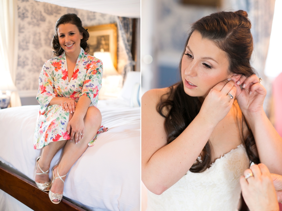 Philadelphia Wedding Photographer at Antrim 1844 Country House Hotel - Bridal Prep