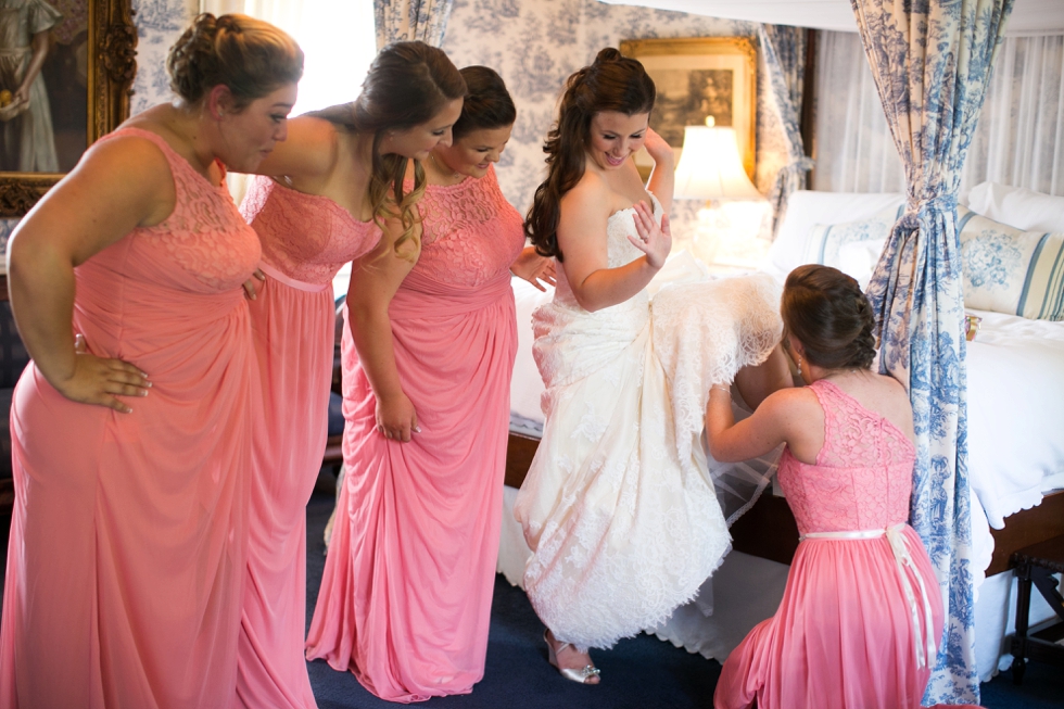 Philadelphia Wedding Photographer at Antrim 1844 Country House Hotel - Bridal Prep