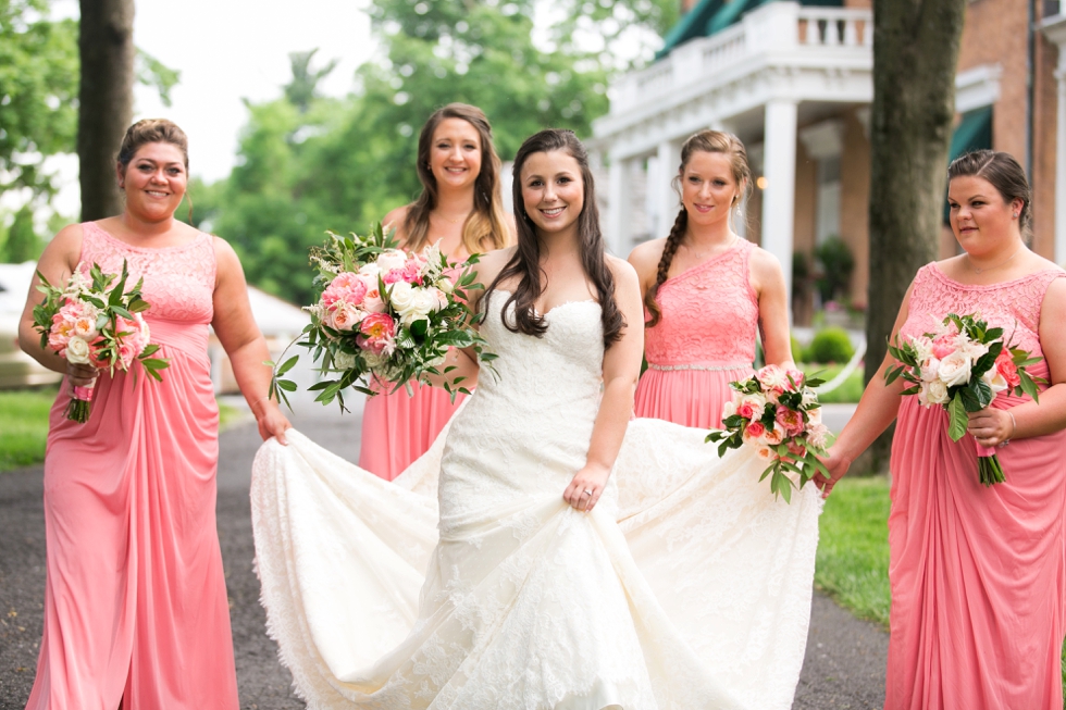 Philadelphia Wedding Photographer at Antrim 1844 Country House Hotel - Blue Vanda Floral Design