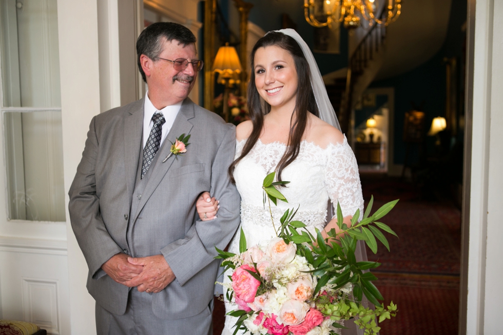 Philadelphia Wedding Photographer at Antrim 1844 Country House Hotel - Blue Vanda Floral Design