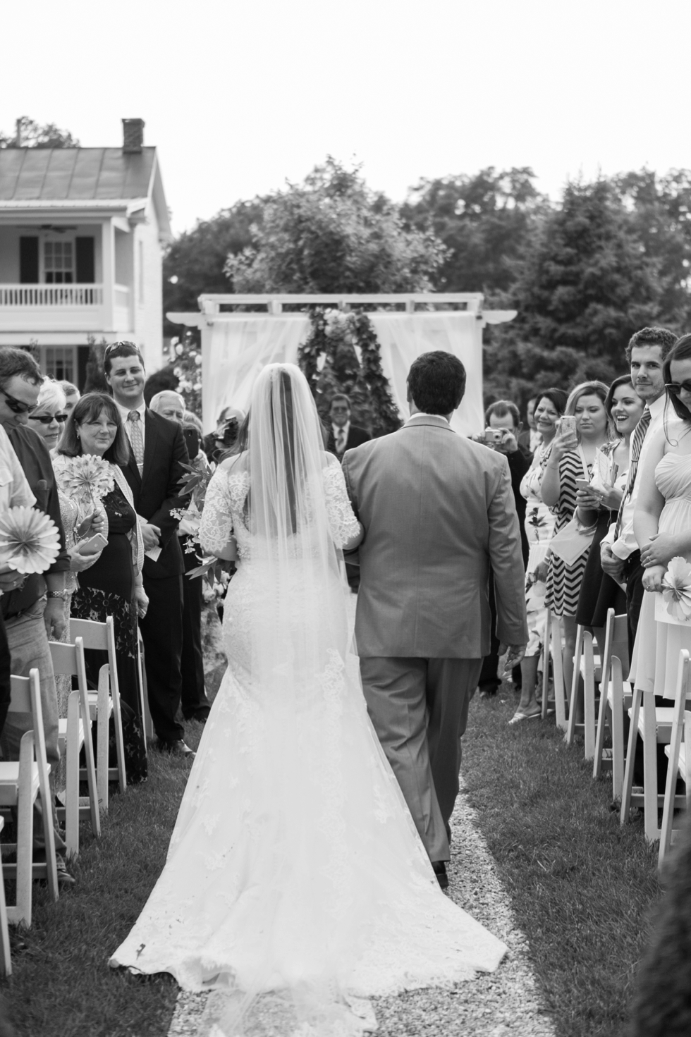 Philadelphia Wedding Photographer at Antrim 1844 Wedding Ceremony - Elizabeth Bailey Weddings