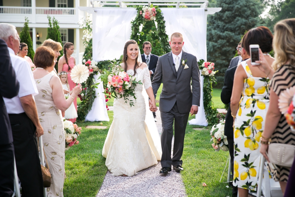 Philadelphia Wedding Photographer at Antrim 1844 Wedding Ceremony - Elizabeth Bailey Weddings