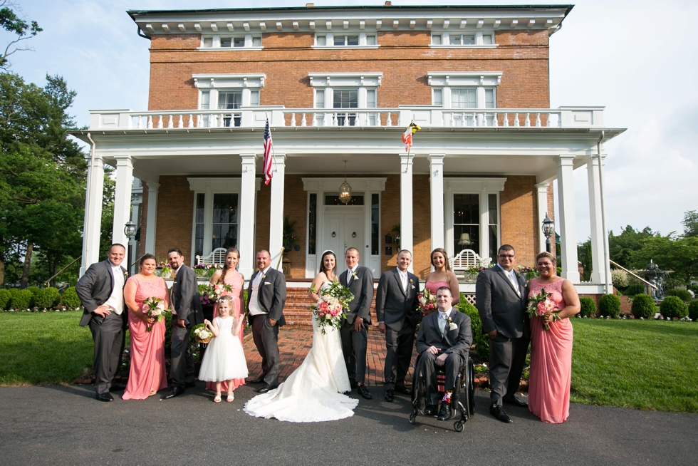 Philadelphia Wedding Photographer at Antrim 1844 Wedding Ceremony - Elizabeth Bailey Weddings