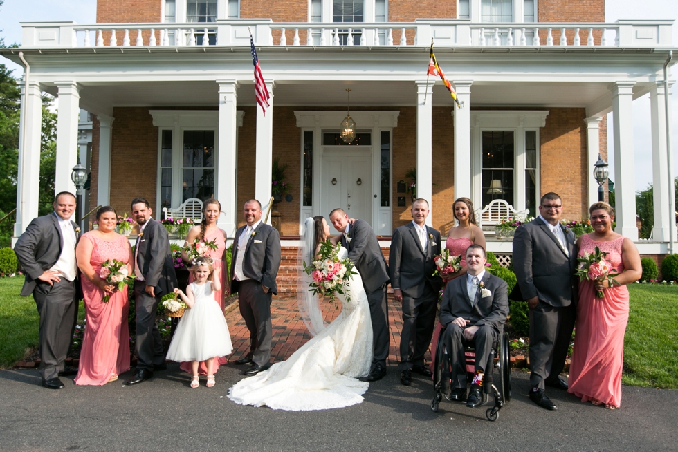 Philadelphia Wedding Photographer at Antrim 1844 Wedding Ceremony - Elizabeth Bailey Weddings