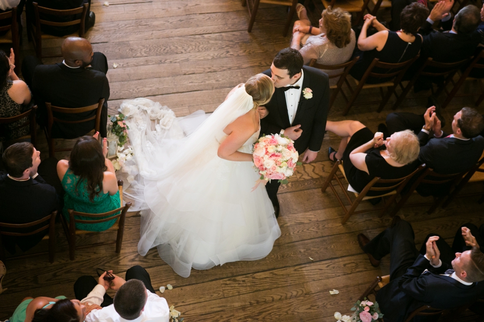 Having a First Look - Wedding Photographers in St Johns College Annapolis