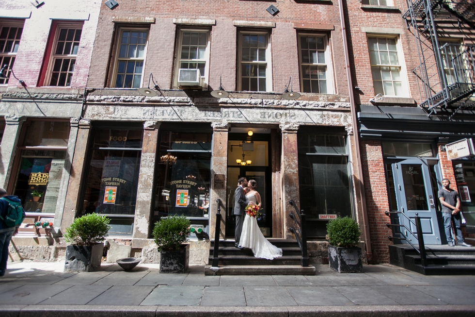 Having a First Look in NYC wedding - Wedding Photographers in NYC