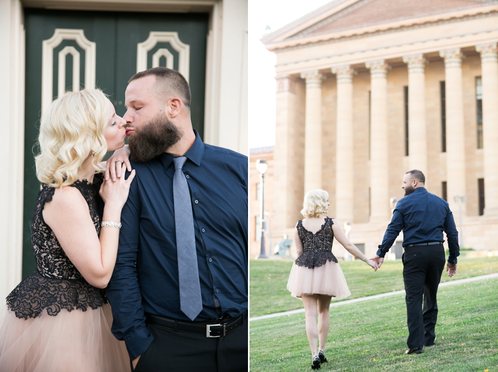 Sunrise Philadelphia engagement Photographer at WaterWorks