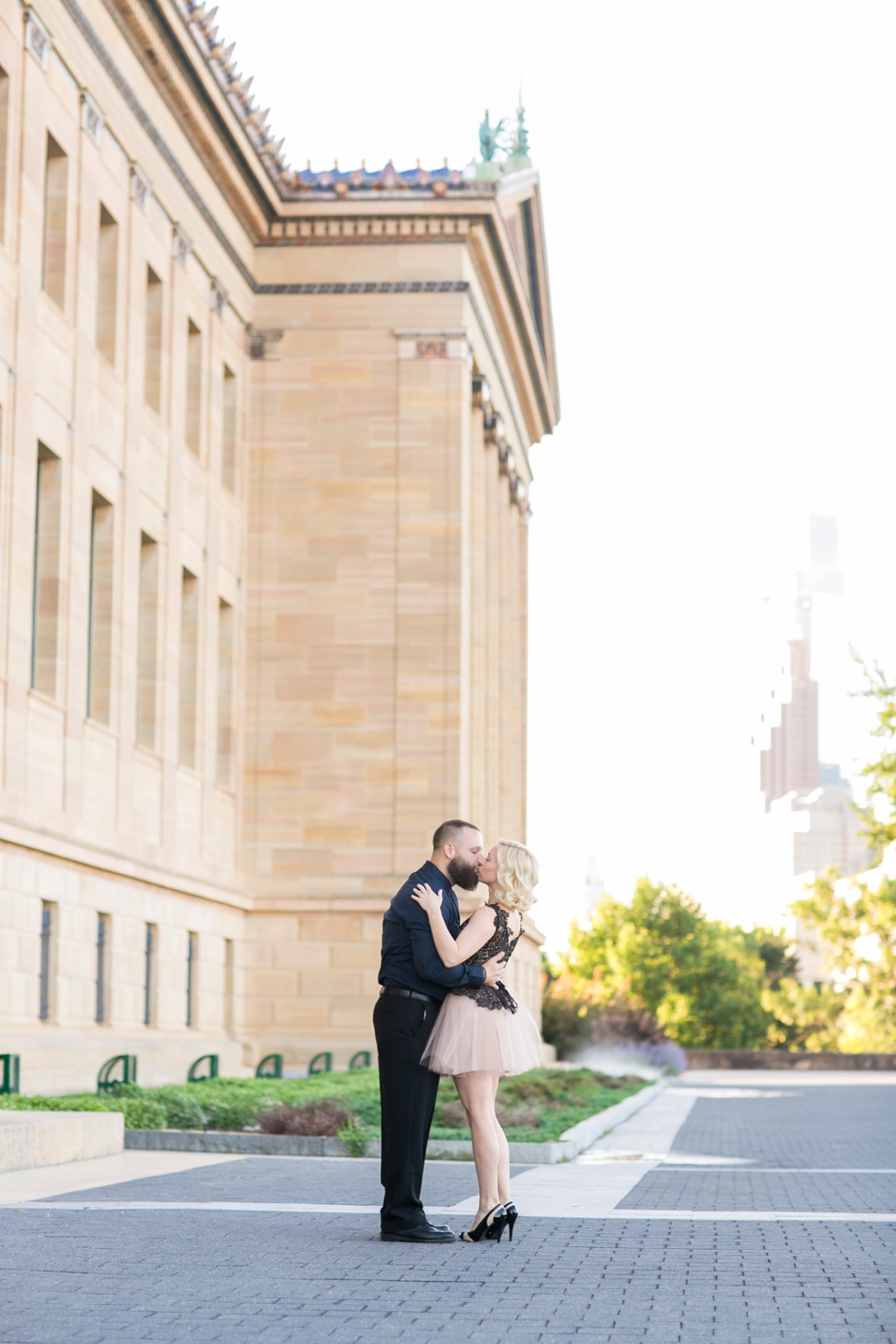 Sunrise Philadelphia engagement Photos at PMA