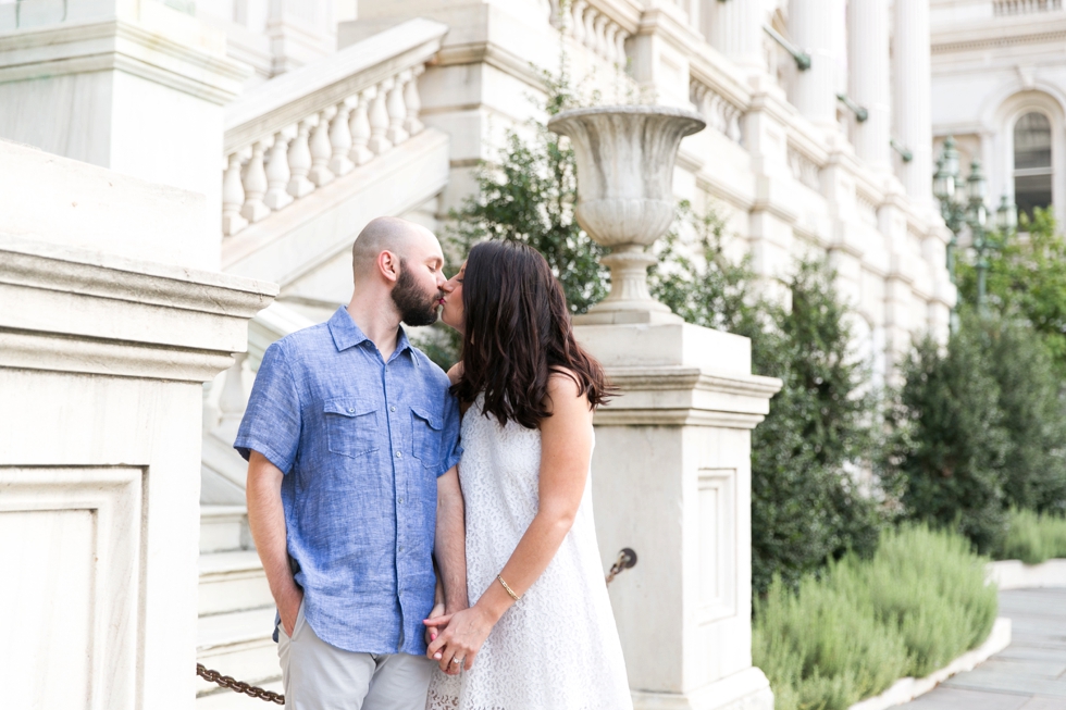 Baltimore City Hall Engagement - Philadelphia Engagement Photographer