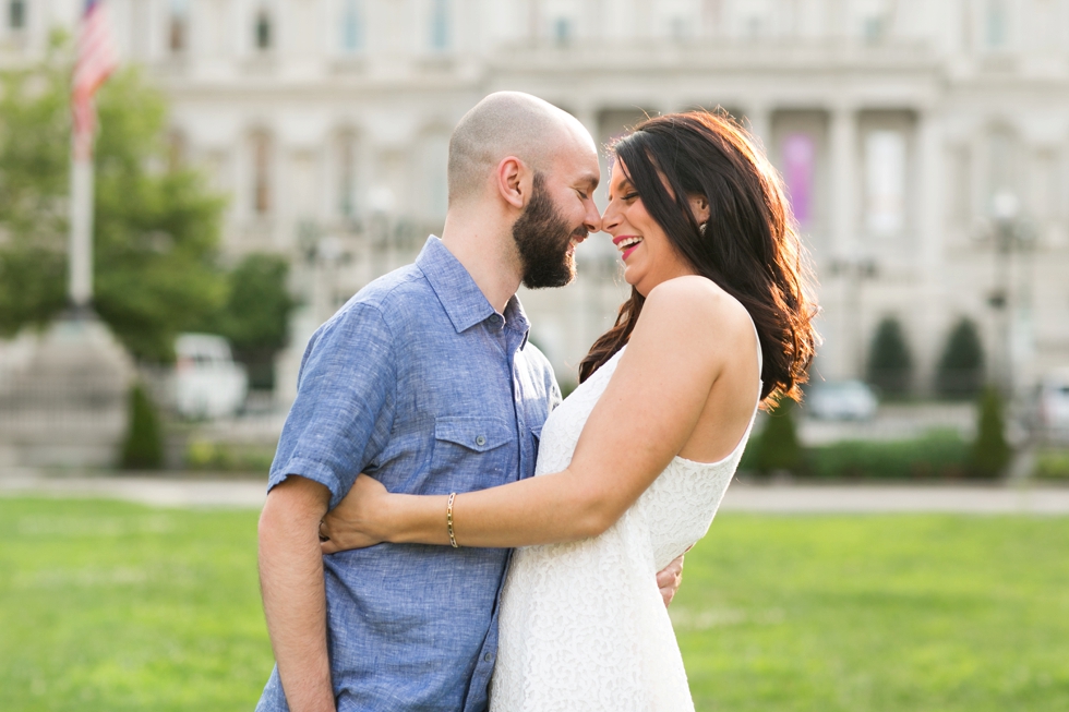 Baltimore City Hall Engagement - Philadelphia Engagement Photographer