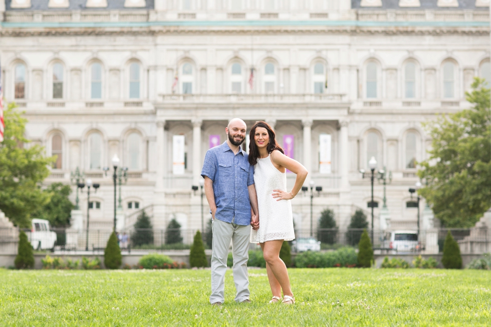 Baltimore City Hall Engagement - Philadelphia Engagement Photographer