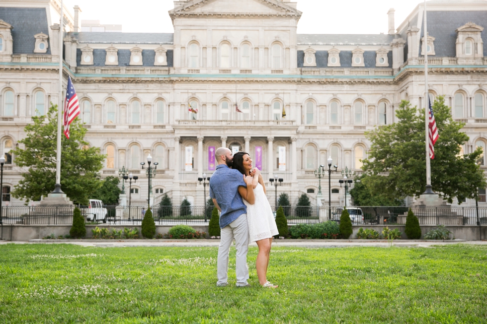 City Hall Baltimore Engagement - Philadelphia Wedding Photographer