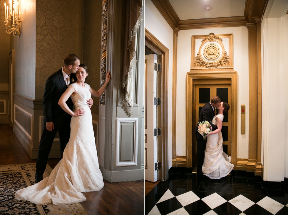 Philadelphia Wedding Photographer - Hotel Belvedere First Look Baltimore