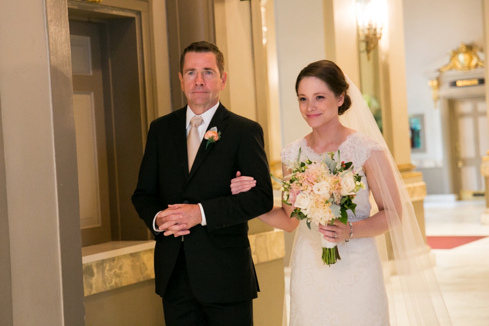 Hotel Belvedere Indoor Wedding Ceremony Baltimore