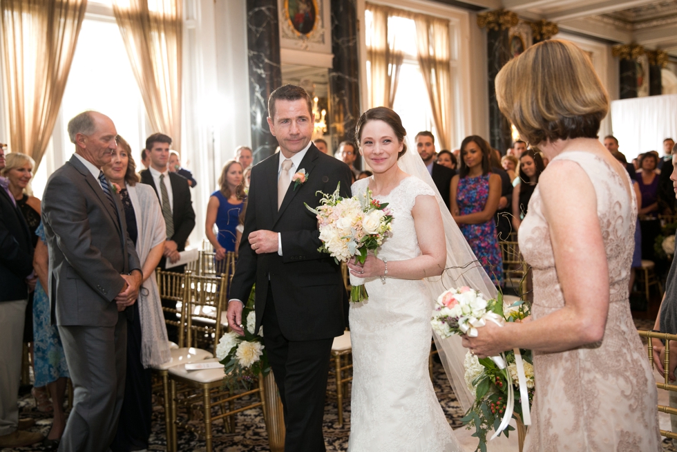 Hotel Belvedere Indoor Wedding Ceremony Baltimore