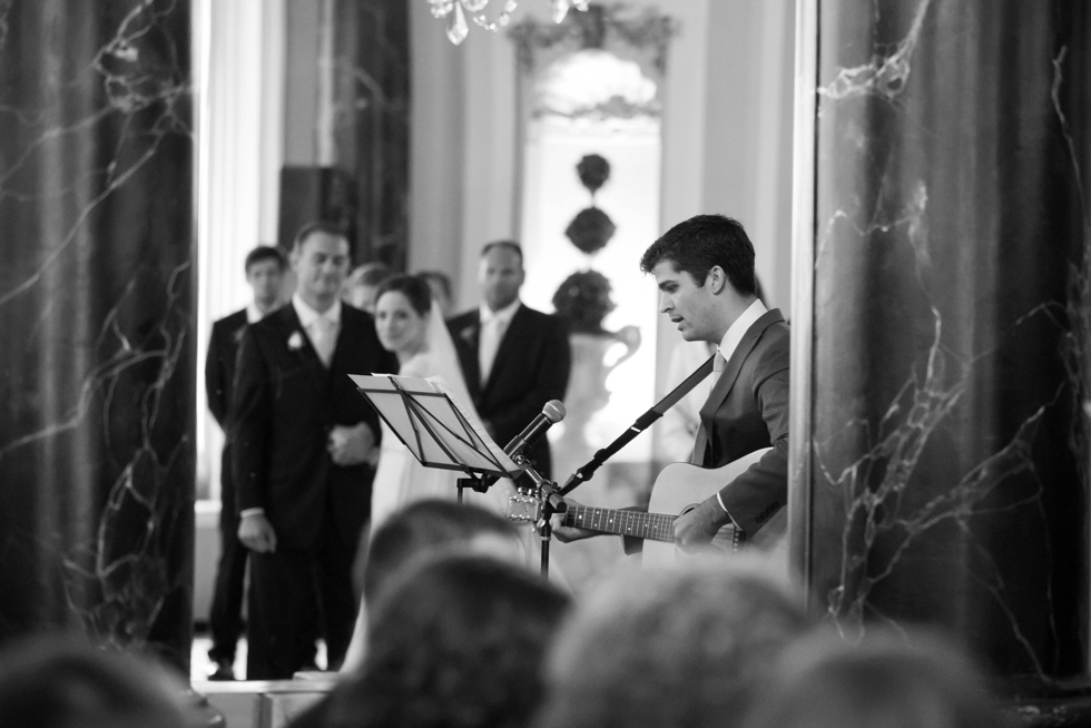 Hotel Belvedere Indoor Wedding Ceremony Baltimore