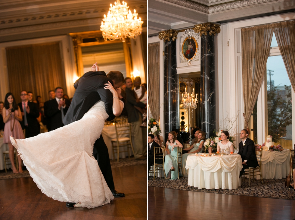 Hotel Belvedere Wedding Reception - Philadelphia Wedding Photographers