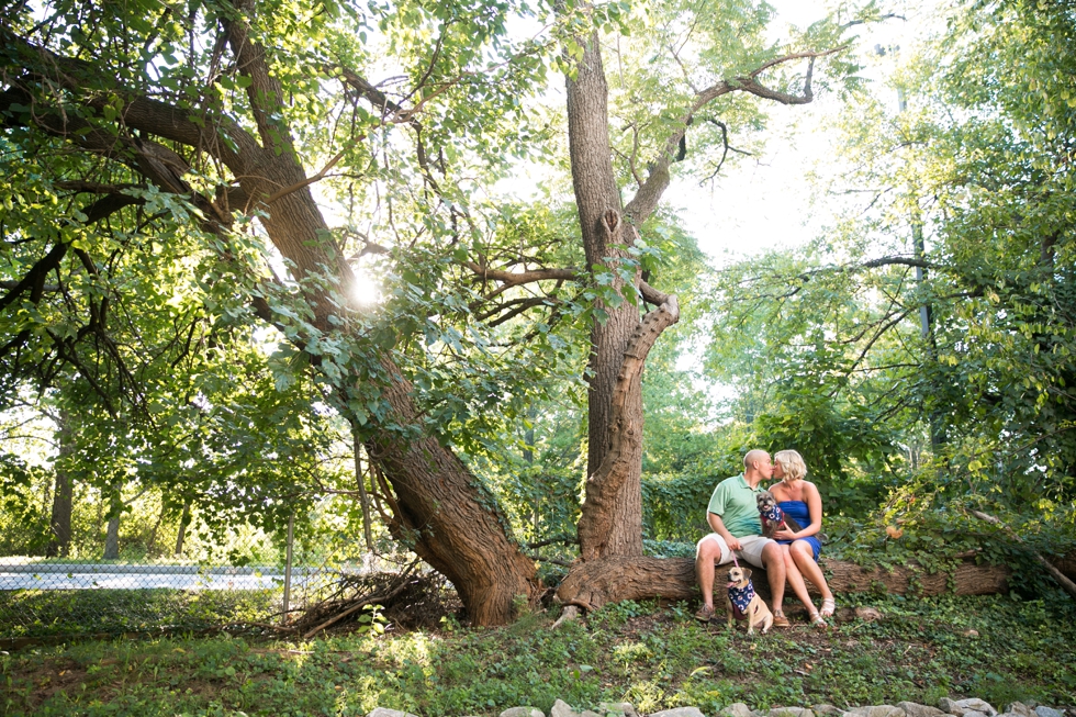 Annapolis Engagement photography - Dog Family Engagement Photographer