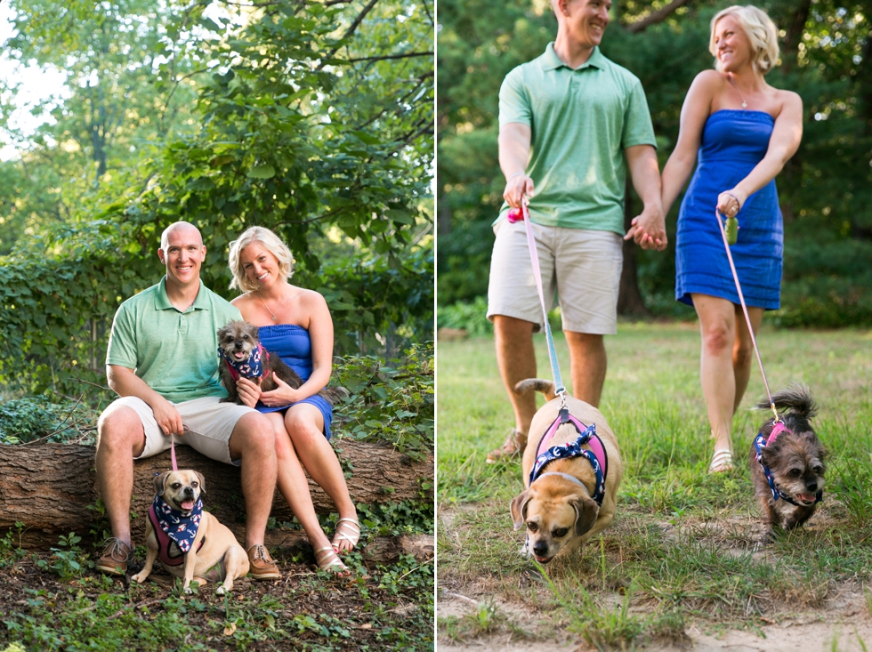 Annapolis Engagement photography - Dog Family Engagement Photographer