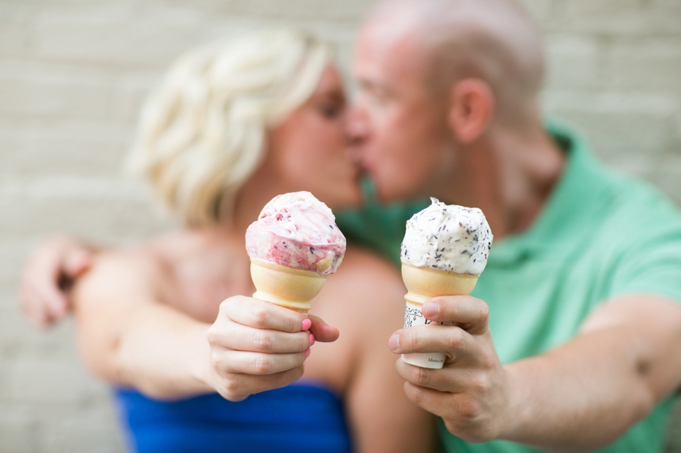 Kilwin's Ice Cream Engagement photography - City Dock Annapolis engagement