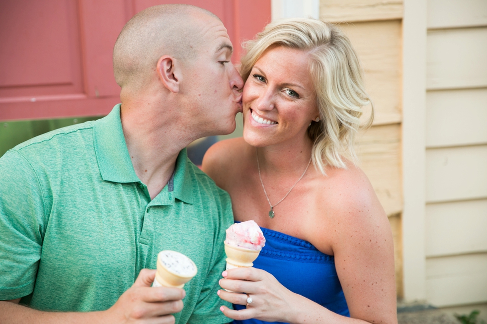 Kilwin's Ice Cream Engagement photography - City Dock Annapolis engagement