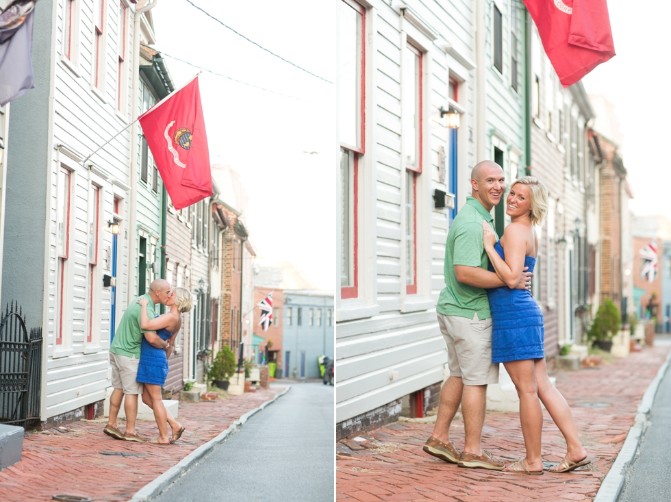 Maryland Engagement photography - Engagement Photos at City Dock Annapolis