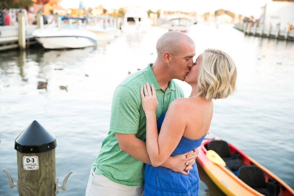 Maryland Engagement photography - Engagement Photos at City Dock Annapolis