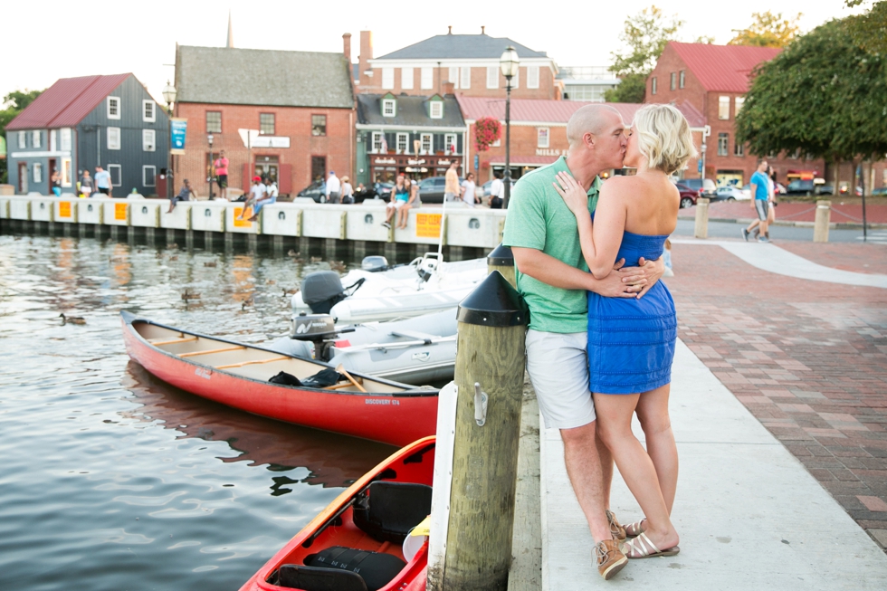 Maryland Engagement photography - Engagement Photos at City Dock Annapolis